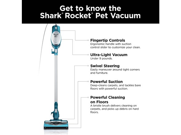 SHARK HV301 Rocket Pet Corded Stick Vac