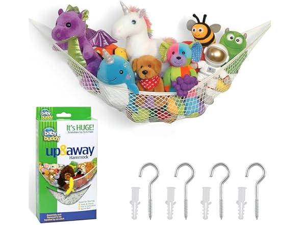 Baby Buddy Up and Away Kids Stuffed Animal Hammock