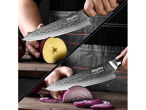 aisyoko Damascus VG-10 chef knife 8-inch