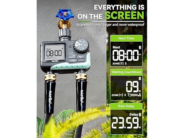 RAINPOINT 2 zone sprinkler timer