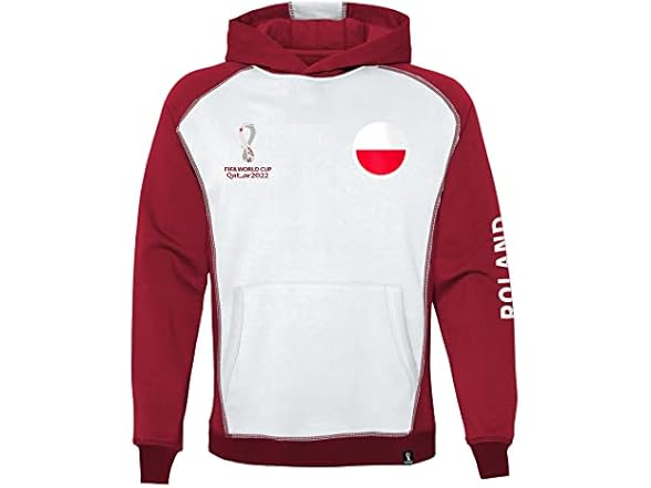 Outerstuff Youth FIFA World Cup Raglan Fleece Hood (Small)