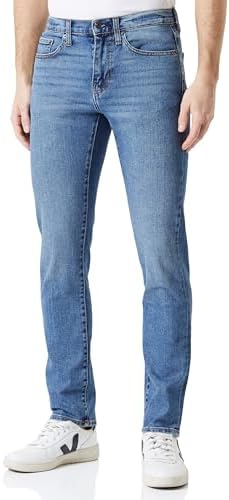 Amazon Essentials Men's Athletic-Fit Stretch Jeans - Light Wash, 30W x 34L