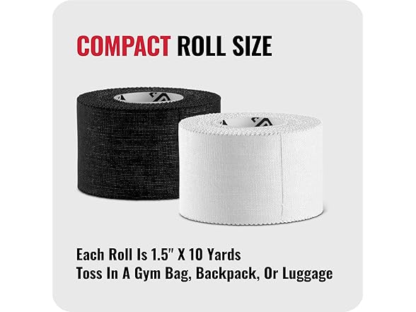 RockTape Athletic Tape White 6 Pack