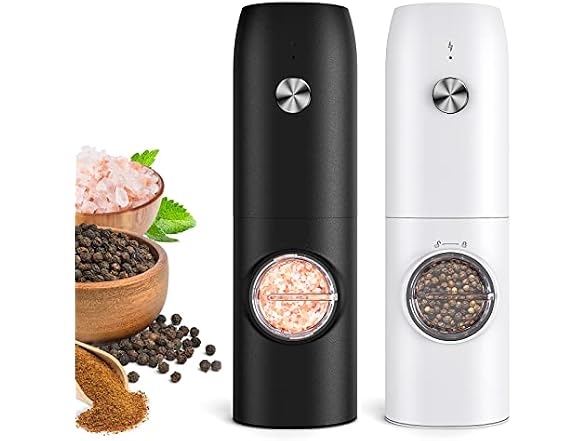 FRTONYI Salt and Pepper Grinder Set