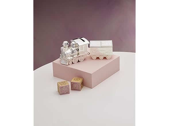 Reed & Barton 898382 Train with Caboose Coin Bank