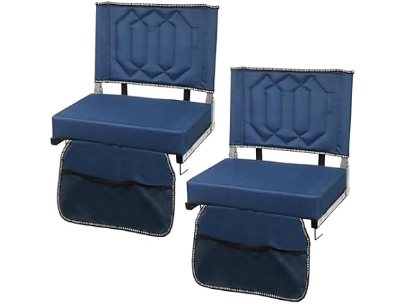 Stadium Seats with Back Support, 2 Pack