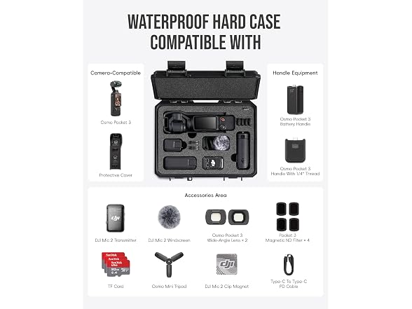 Waterproof Hard Case for DJI Osmo