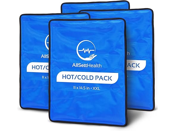 XXL Gel Ice Packs 4pk 11x14.5in