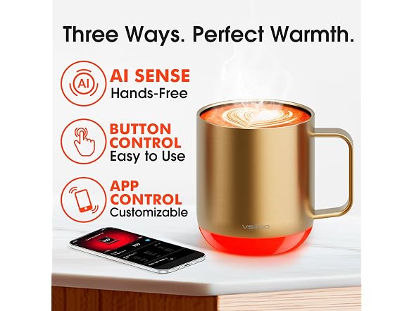 VSITOO Smart Mug | S3-BLACK
