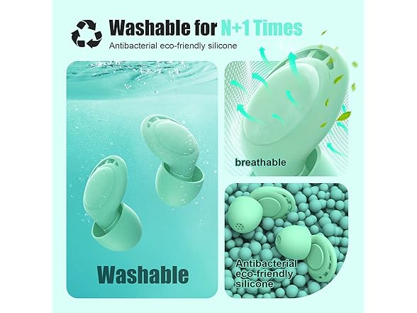 Beinkap Sleep Ear Plugs Green 6pr