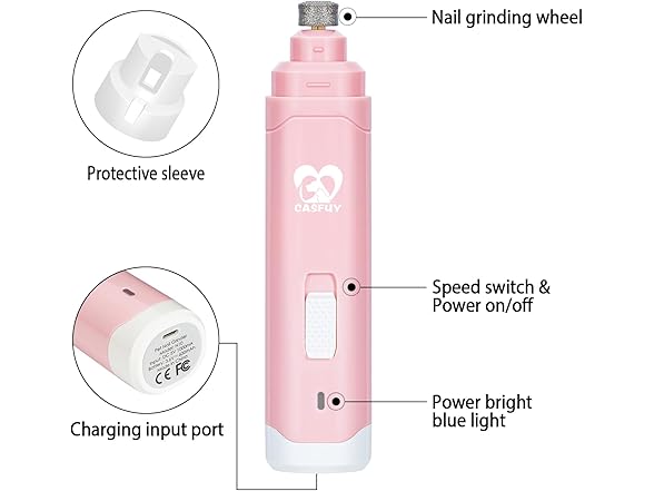 Casfuy B09KBX2VYJ dog nail grinder