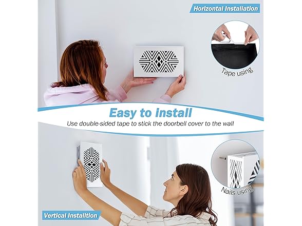 Decorative Doorbell Chime Box White