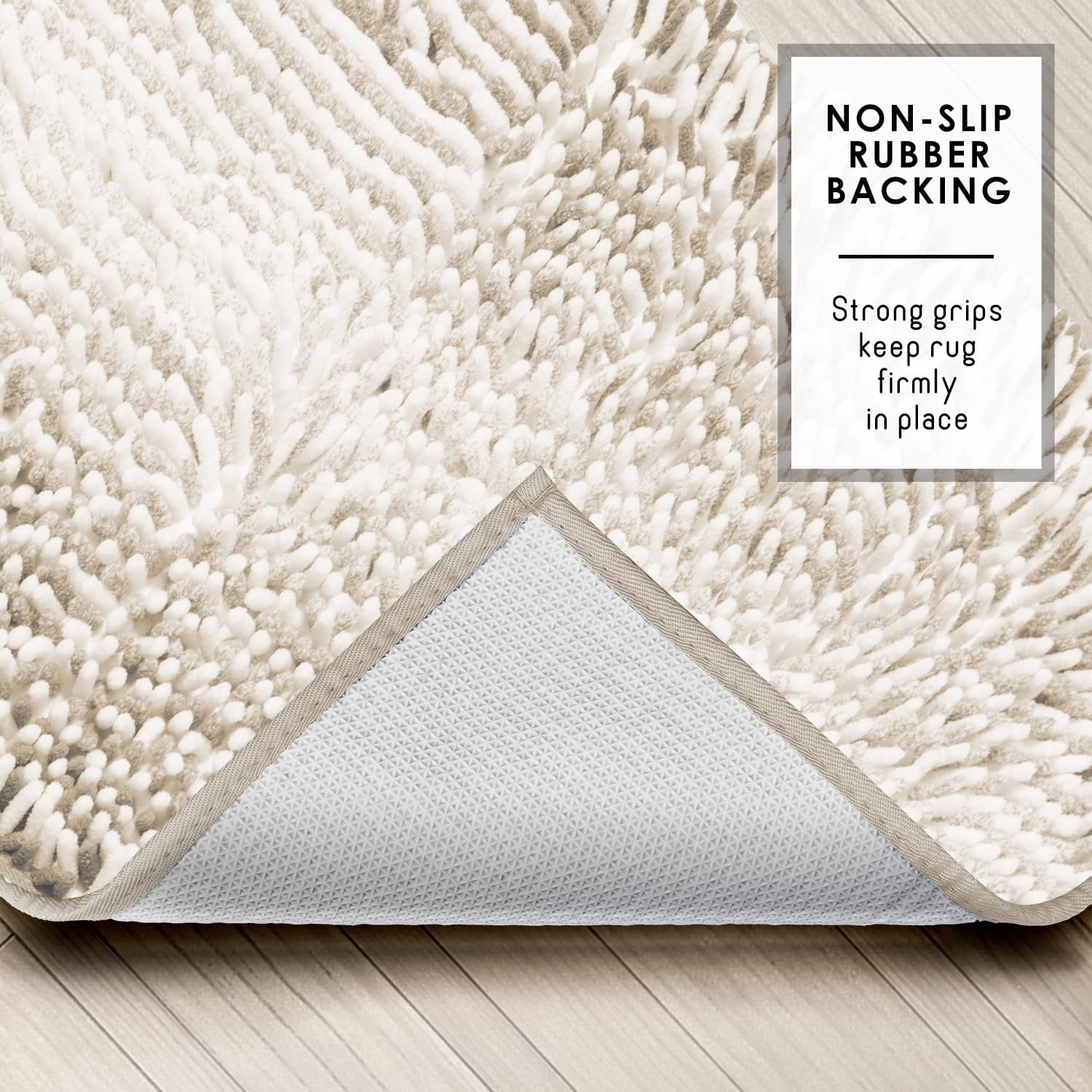 Hearth & Harbor Bathroom Rugs, Chenille Bath Mat - Gallery 6