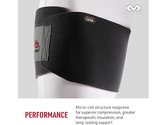 McDavid 475 Adjustable Groin Wrap , Blac