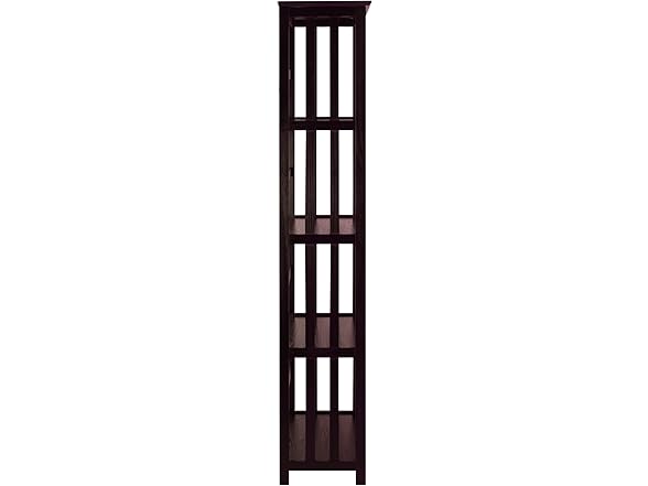 Casual Home Mission Style 5-Shelf Bookcase