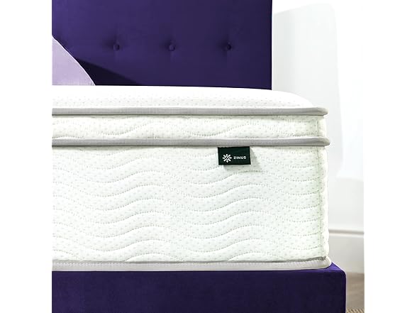 ZINUS 12 Inch Foam and Spring Mattress, Full