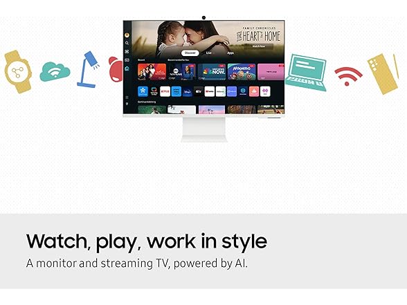 (NEW) Samsung 32" Smart Monitor with Camera