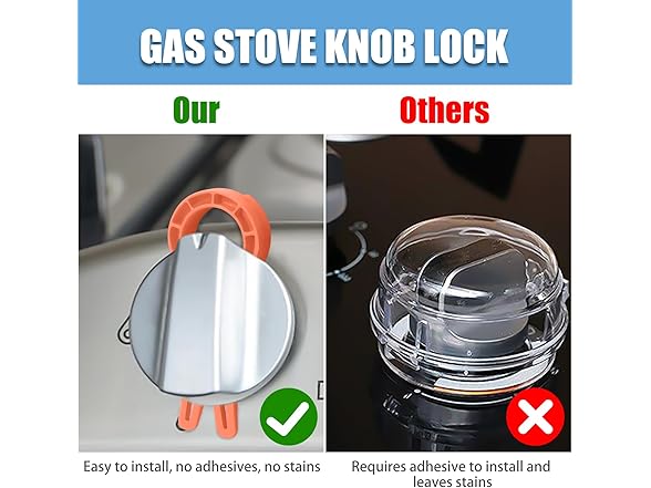 Axfvd Stove Knob Safety Locks