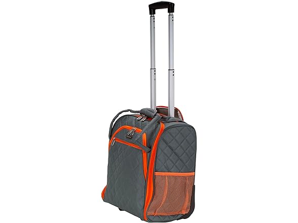 Rockland Melrose Upright Wheeled Underseat Carry-On