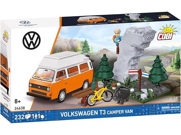 COBI Action Town Volkswagen T3 Camper Van, 232 Pieces