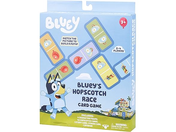 Bluey Hopscotch, Multicolor (17140)