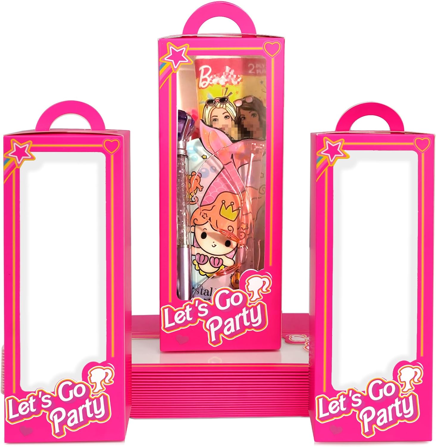 24Pcs Pink Birthday Party Decorations - Gallery 5