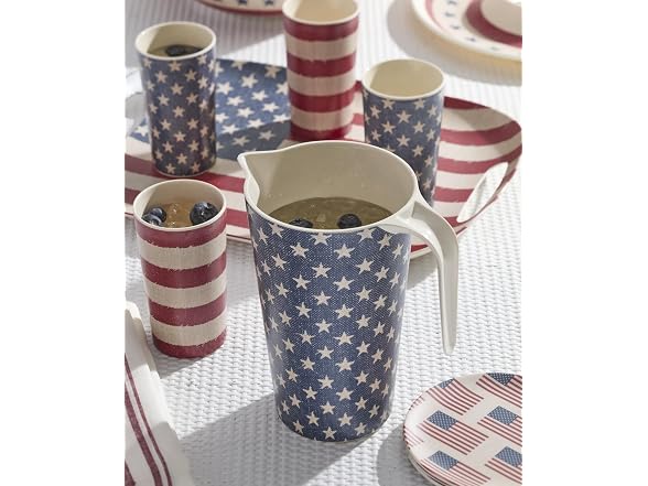 Oneida Vintage Americana Melamine 4th of July Pitcher, 32oz 