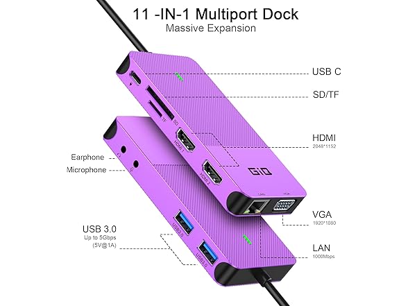 GIQ USB 3.0 Docking Station