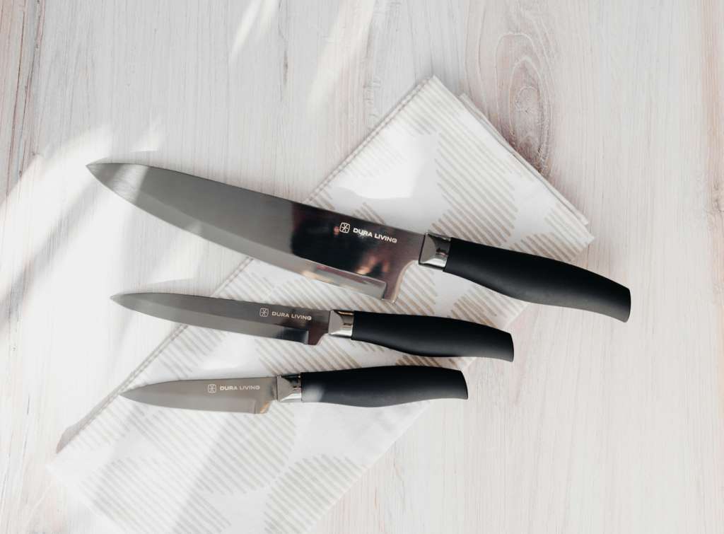Dura Titan 4pc Knife Set W/Sheaths - Gallery 9