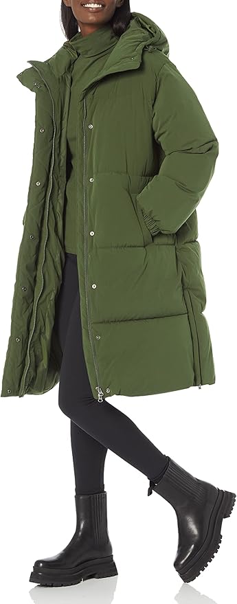 Amazon Essentials Womens Oversized Hooded Puffer Jacket - Gallery 15