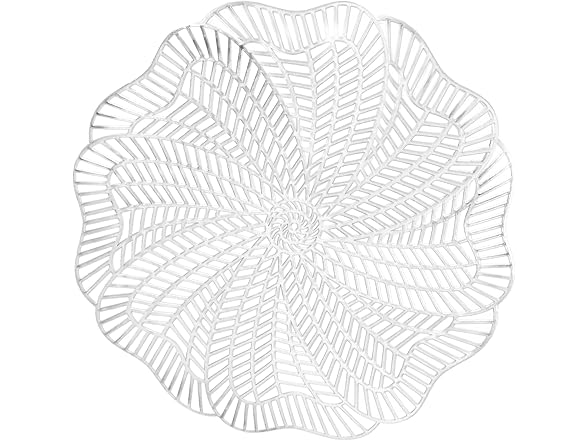 Fenyya Silver Round Placemat Set of 12