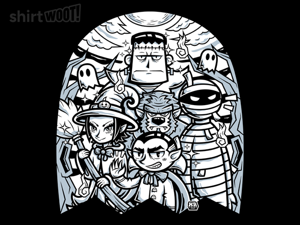 Classic Monsters Doodle