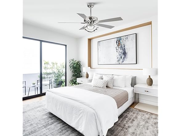 Parrot Uncle F6367-PU 52" Modern Ceiling Fan