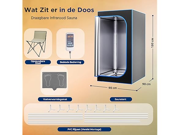 SereneLife Portable Sauna Box for Home