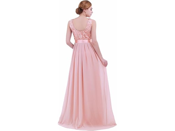 IEFiEL Women (4) Summer Wedding Dress Pearl Pink
