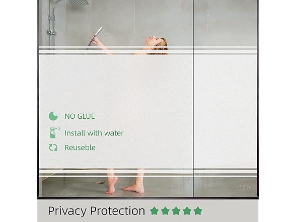 XHCN  Window Privacy Film Frosted Glass