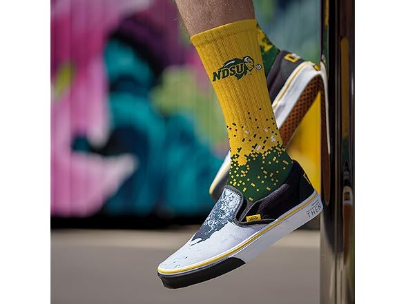 For Bare Feet NCAA Spray Zone Crew Sock