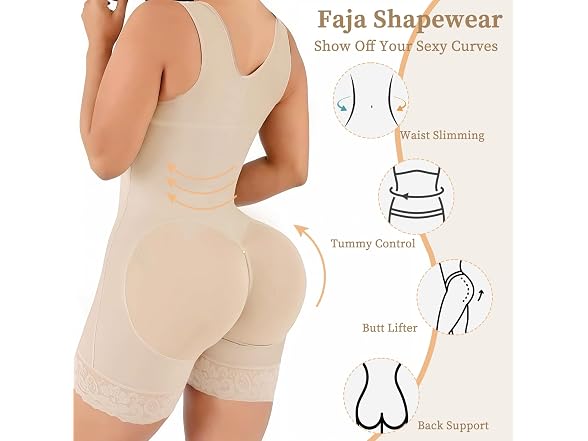 PJCBTR Fajas Colombianas Shapewear Waist