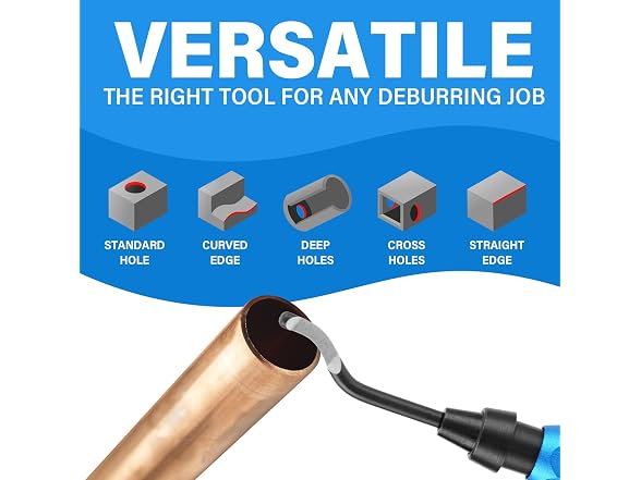 qianying CON-120 Deburring Tool Set, 15 Blades