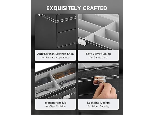 CO-Z sunglass organizer