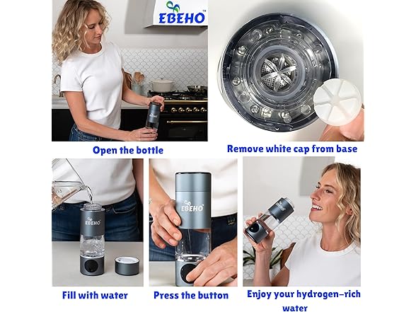 EBEHO Hydrogen Water Bottle Generator