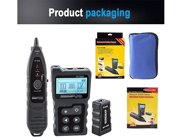 NOYAFA Network Cable Tester NF-8209 Wire Tracker