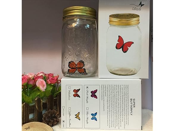 Animated Butterfly Jar That Moves