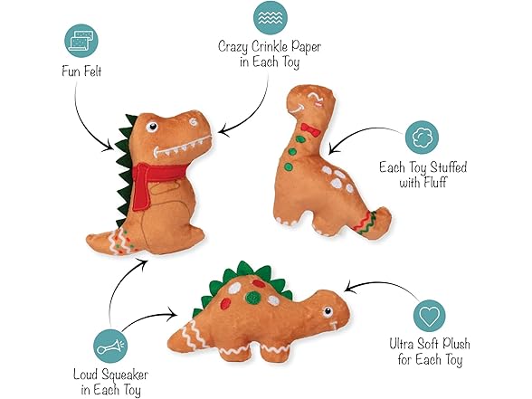 Fringe Studio Pet Toy, Baking Spirits Bright