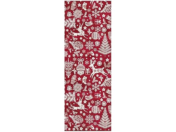 Gertmenian Holiday Runner 2x6 Cheer Red
