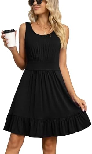 Women's Casual Pleated Beach Dresses
