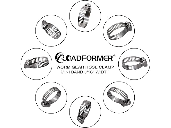5/8-1-1/16 Hose Clamp SS 16Pk SAE10