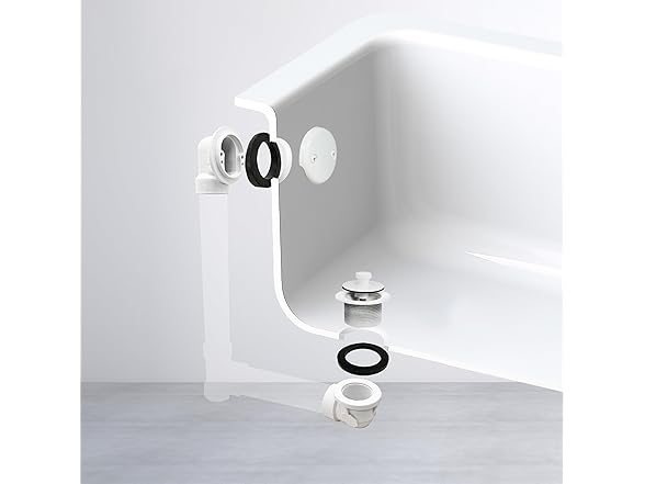 Westbrass A572-50 1-1/2" Sch. 40 PVC Pull & Drain Pack