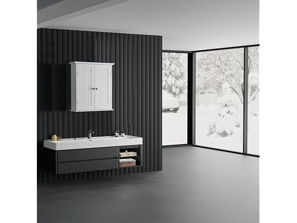 Modern Bathroom Wall Cabinet with Adjustable Shelf