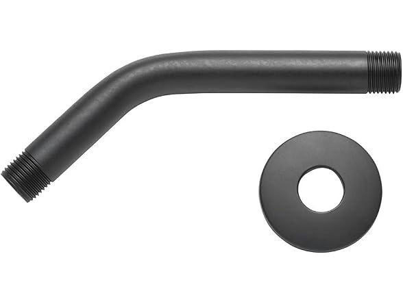 Glacier Bay 8 in. Shower Arm and Flange, Matt